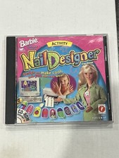 Vintage 1998 Barbie Girls Activity Nail Designer For PC Barbie Collector CD Rom picture