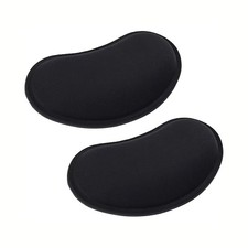 MXCOIRTP Wrist Rest for Mouse, Ergonomic Memory Foam Small, Blac, 2pcs  picture