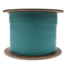 CableWholesale 3.0mm Duplex OM3 50/125 Aqua Riser Fiber Optic Cable 1000ft picture