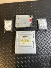 Vintage PC & Laptop Component Drive Lot - Toshiba DVD, 3.5 Floppy, 2x HDDs picture