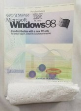 Microsoft X03-66598 Microsoft Windows 98 Manual, Distribution With a New PC IBM picture