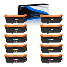 1 PK CE250A 504A BK C Y M Toner Set For HP CP3520 CM3530 CP3525D CP3525 picture