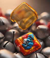 S-Craft Pokemon Artisan Keycap Set : Dreamy Riolu picture