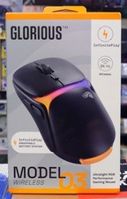 Glorious - Model O3 Lightweight Wireless Optical Gaming Mouse - Wireless - Black picture