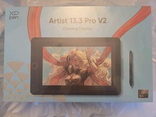 XPPen Artist 13.3 Pro V2 bundled with the official 3-in-1 cable picture
