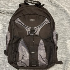 Targus, Sport Backpack (TSB007-12) Black & Gray Lots Of Pockets picture
