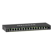 NETGEAR 16-Port PoE Gigabit Ethernet Easy Smart 16 Port, PoE+ 231W, black picture