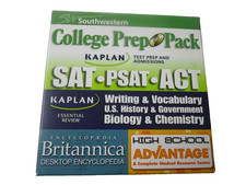 SouthWestern Advantage College Prep Pack KAPLAN ACT SAT TEST PSAT Guides Sealed picture