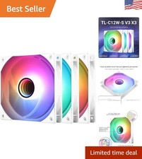 High-Performance 120mm CPU Fan Set - Silent, ARGB, 4-Pin PWM Connectors picture