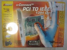 Inland  U-Connect PCI to IEEE 1394 Port Card-3 Ext. Port & 1 Int. Port-New picture