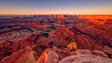 Landscape nature mountains rocks utah usa valley river Custom Gaming Mat Desk picture