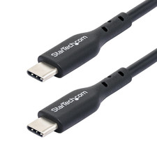 Startech 15Ft/4.5M USB-C to USB-C Charging Cable, Black (USB2CC15FBKE) picture