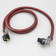 Audiocrast HIFI Power Cord 90° Right Angle IEC Audiophile Cable US EU UK AU picture