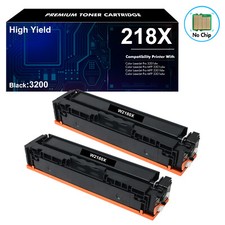 2PK 218X 2180X BLACK Toner Fit for HP Color LaserJet Pro MFP 3301cdw MFP 3301fdw picture