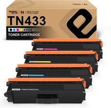 4PK TN433 TN431 Compatible Toner Cartridge For Brother HL-L8360CDW MFC-L8610CDW picture