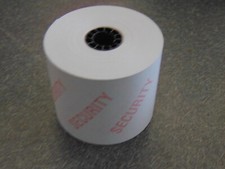 6 PACK of High Security Thermal Printer Paper. One Side Security. * RARE FIND * picture