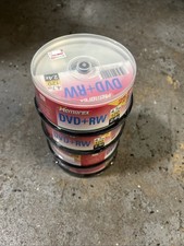 Lot of 100 Memorex DVD+RW Four 25 Pack 4.7 GB 2.4X 120 Min Rewritable New Sealed picture
