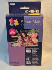 Epson PictureMate (T5846) Print Pack Photo Cartridge + 150 Sheets - Expired 3/16 picture