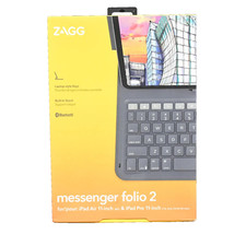 ZAGG Messenger Folio 2 Keyboard - iPad Pro 11 3rd 4th Gen, iPad Air 5th 6th Gen picture