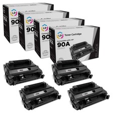 LD Compatible Replacements for HP CE390A / 90A 4PK Black Laser Toner Cartridges picture