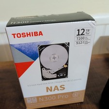 Toshiba N300 Pro 12TB NAS Hard Drive SATA 3 6Gb/s 7200 RPM 512MB Cache  picture