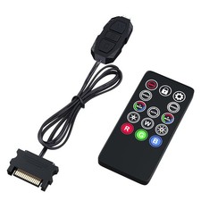 ARGB PC Fans Controller Kit with Remote for RGB Fans and Heat Sink 3 Pin picture