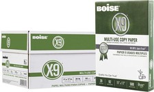 Boise X-9 Multi-Use Printer & Copy Paper 5 Reams White Ledger (11in x 17in) picture
