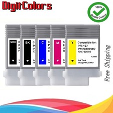 PK of 3 colors of PFI-107 Ink Tank for Canon iPF670 IPF770 IPF780 IPF785 PFI107 picture
