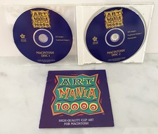 Art Mania 10,000 Macintosh Disc 1 & 2 by Nova Development CD-ROM  picture