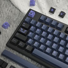 1.7mm Thickness Nightshade Keycap Set Cherry Profile All-subs PBT Keycap Set picture