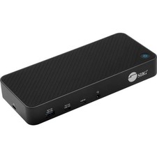 SIIG DisplayLink USB-C Dock, Triple 4K60Hz, 100W PD, JU-DK0P11-S1 (judk0p11s1) picture