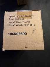 Xerox Genuine 106R03690 Cyan Extra High Capacity Toner Cartridge-Phaser 6510 NIB picture