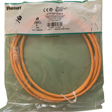 PANDUIT UTPSP7ORY PAN-NET TX6 RJ45 CAT6 PATCH CORD, ORANGE, 7ft picture