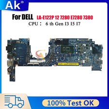 Notebook Mainboard For Dell Latitude 7280 7380 LA-E121P LA-E122P i5 i7 CN-0R5YF6 picture