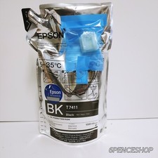 EXP 09/2022 T7411 EPSON INK BLACK 1000 ml Bag 1 ea T741100 WITH CHIP picture