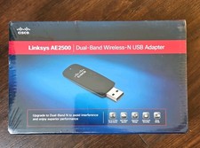 NEW Cisco Linksys AE2500 Dual-Band Wireless-N USB Wifi Adapter Laptop picture