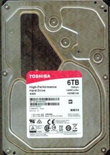 HDWE160UZSVA,  HDETS10GCA51  TOSHIBA X300 SATA 6TB picture