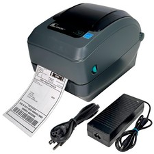 TESTED Zebra GX430T Thermal Transfer Barcode Label Printer 300 dpi USB Serial picture
