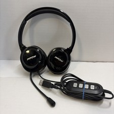 Mpow PA071A Wired Headset Black, Boom Mic, USB/3.5mm, Enhanced Audio, Double Ear picture