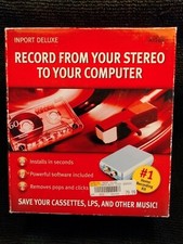 Xitel Inport Deluxe Software Record From Your Stereo To Your Computer Open Box  picture