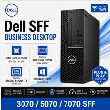 Dell OptiPlex SFF Desktop PC i5-9500 16GB RAM 1TB NVMe Win11 Pro  W/OFFICE Wifi picture