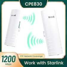 2-Pack UeeVii Wireless Bridge Gigabit Point to Point CPE 5.8G 1200Mbps 16dBm picture