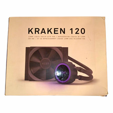 NZXT Kraken 120 – AIO CPU Liquid Cooler – 120mm Radiator – RGB – Black - Tested✅ picture