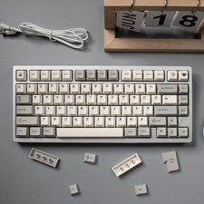 Japanese Katakana Keycaps 142 Keys PBT Cherry Profile Dye Sublimation Keycaps picture