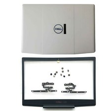 New For Dell G3 15 3590 White Lid Back Cover 03HKFN Front Bezel Hinges Screws US picture