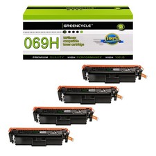 4PK CRG069H BK High Yield Replace Toner Cartridge for Canon LBP674Cdw LBP673Cdw picture