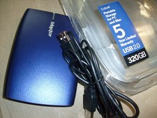 MAXTOR USB Portable Drive USB 2.0  320gb  Cobalt blue  picture
