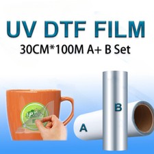 UV DTF INK Film A B 30CM*100M A3 A4 for L1800 L805 UV printers picture