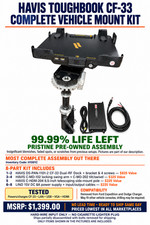 Havis DS-PAN-1101-2 Toughbook CF33 Bracket Swivel Swing Arm Pole Mount AssemblyD picture
