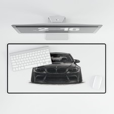 BMW M3 E90 RS Desk Mat — JDM Racing Decor, Office Accessory, Gamer Pad picture